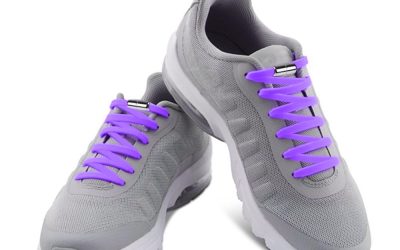 Casual Elastic Lock No-Tie Shoelaces Purple