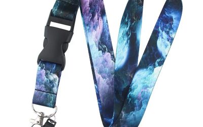 Lanyard Polyester Cruise Travel ID Ocean Dark